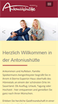 Mobile Screenshot of hotel-antoniushuette.de